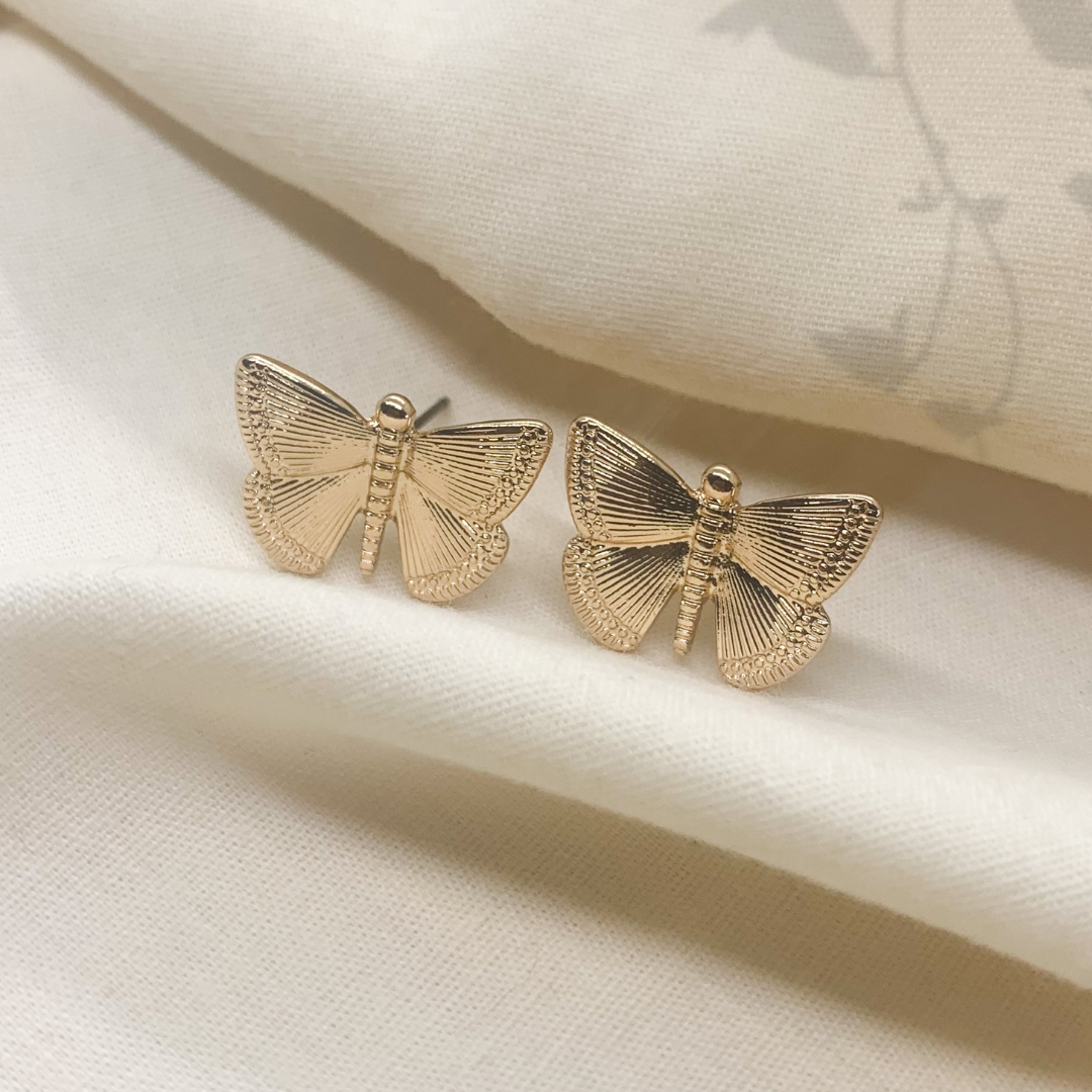 Spring Butterfly Stud Earrings