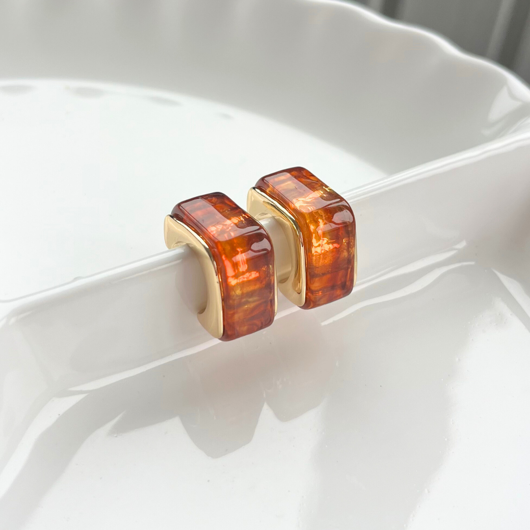 Honey Amour Chunky Hoop Earrings