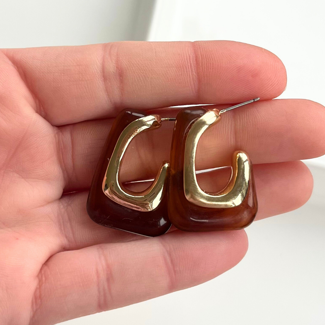 Ember Royale Statement Hoop Earrings