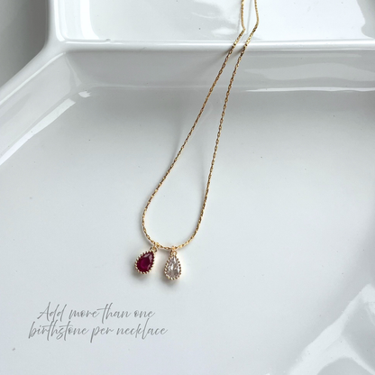 Birthstone Necklace - (BASE ONLY - Charms Added Separate)