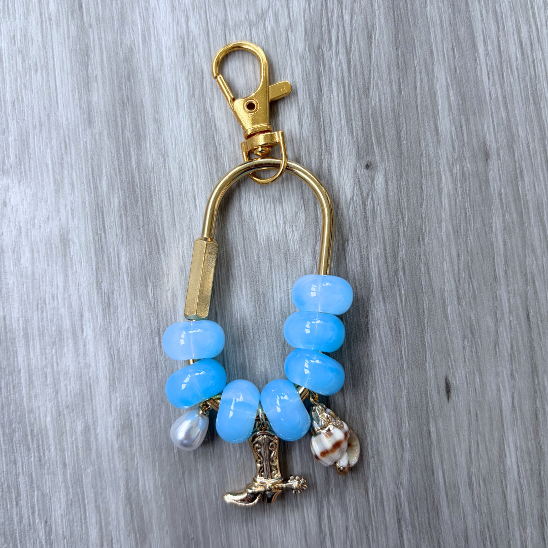 Coastal Cowgirl Gold Bag Charm
