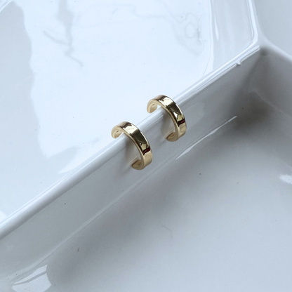 Summer Essential Gold Hoop Earrings