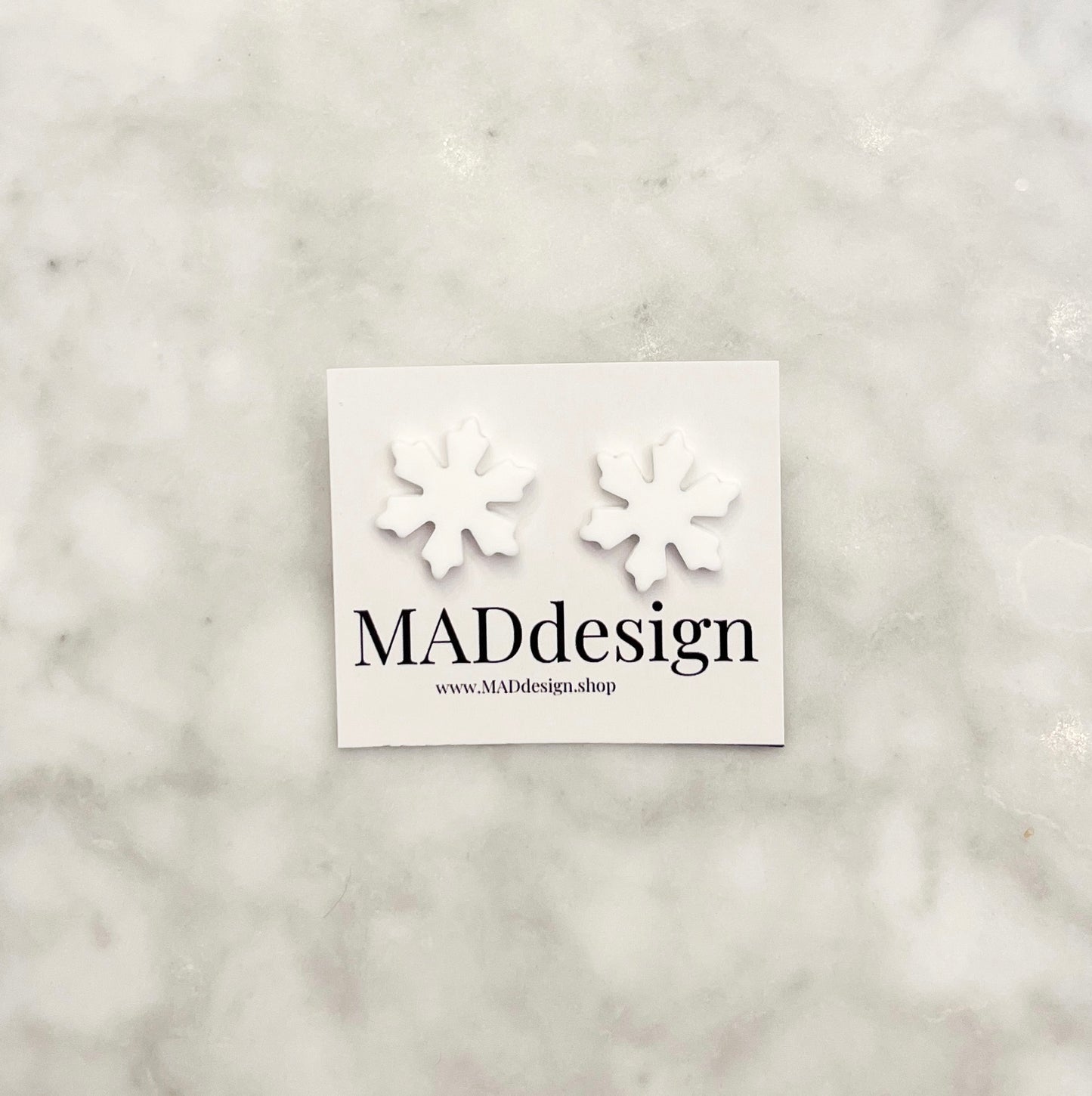 Snowflake Stud Earrings