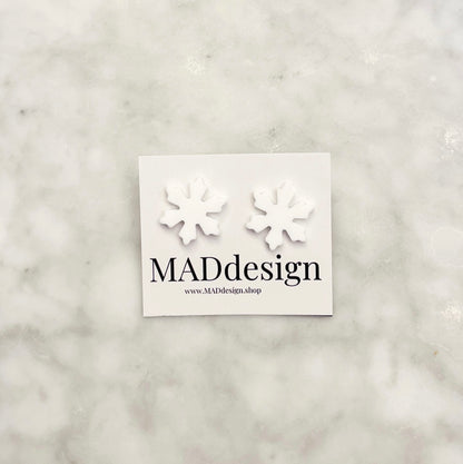 Snowflake Stud Earrings
