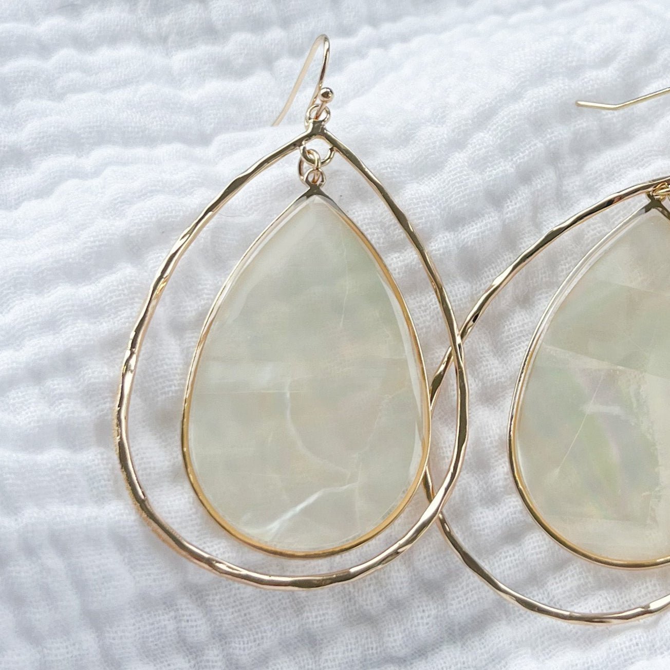 Nantucket Shell Teardrop Earrings