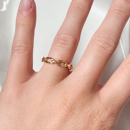 Gold Chain Ring