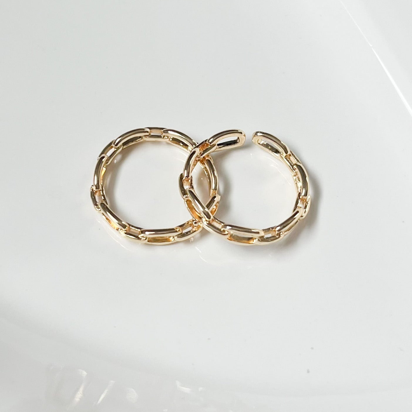 Gold Chain Ring