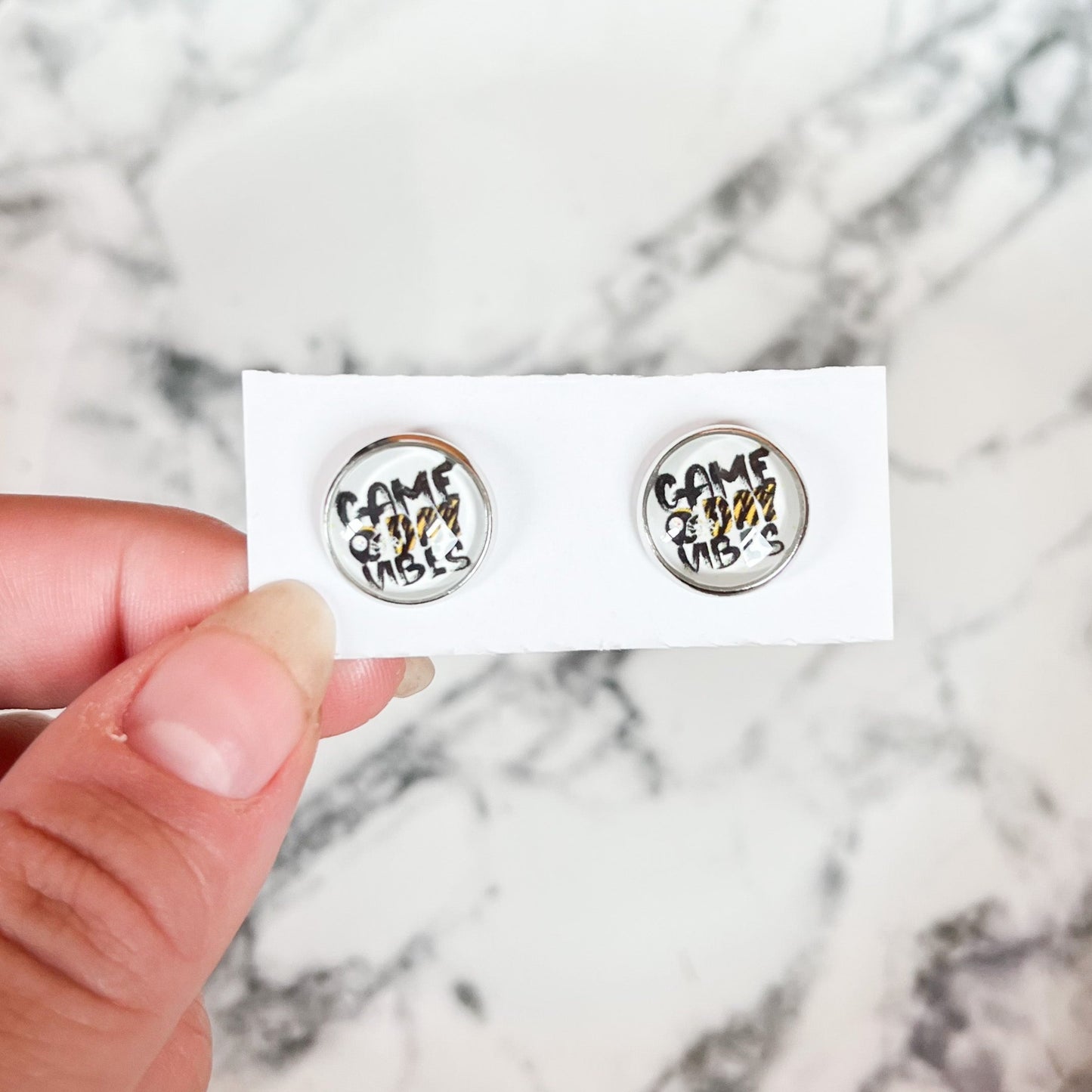 Steelers Game Day Vibes Stud Earrings