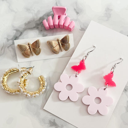 Spring Butterfly Stud Earrings