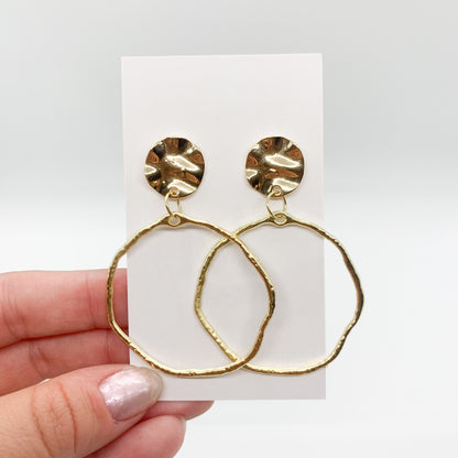 Gold Hoop Earrings